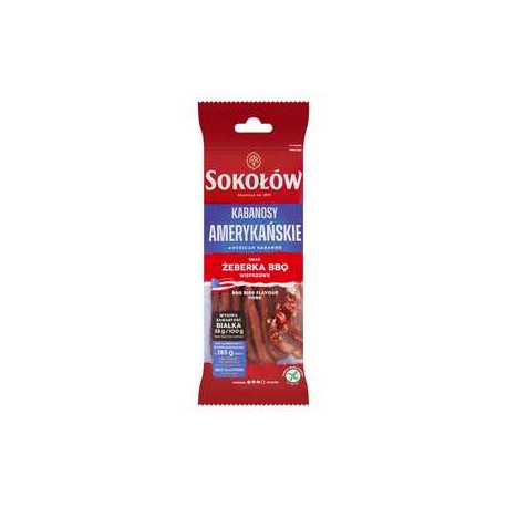 Sokołów Gold Kabanosy amerykańskie 100 g