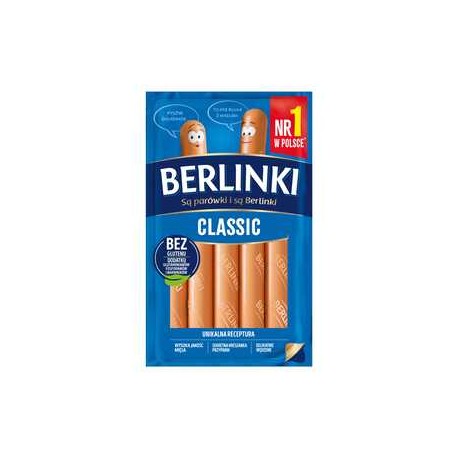 Berlinki Classic Parówki 225 g