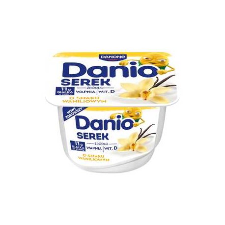 Danone Danio XXL Serek homogenizowany o smaku waniliowym 200 g