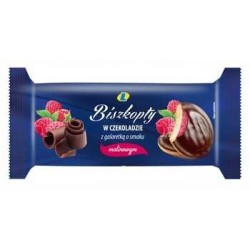 Biszkopty z galaretką o smaku malinowym 135 g