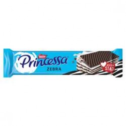 Princessa Zebra Kakaowy wafel przekładany kremem mlecznym 30 g