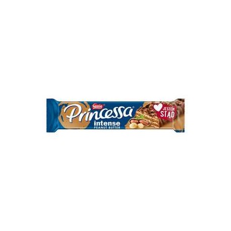 Princessa Intense Peanut Butter Wafel z kremem arachidowym oblany czekoladą mleczną 31 g