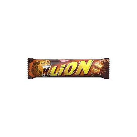 Lion Nadziewany wafel z karmelem i płatkami pszennymi w polewie kakaowej 42 g