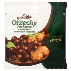 Jutrzenka Orzechy laskowe w mlecznej czekoladzie 80g