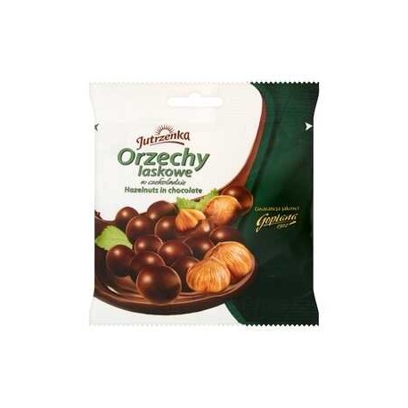 Jutrzenka Orzechy laskowe w mlecznej czekoladzie 80g