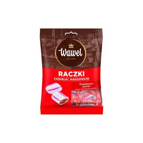 Wawel Raczki Karmelki nadziewane 105 g