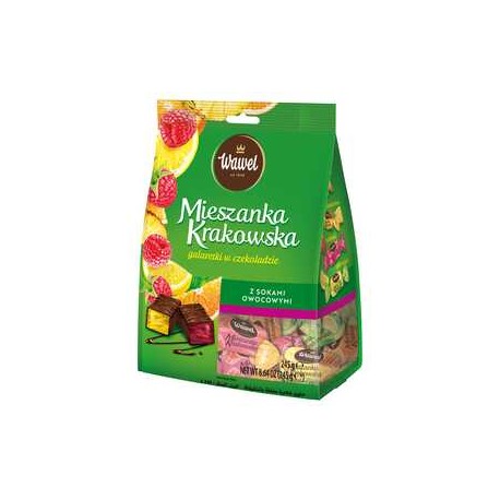Wawel Mieszanka Krakowska Galaretki w czekoladzie 245 g