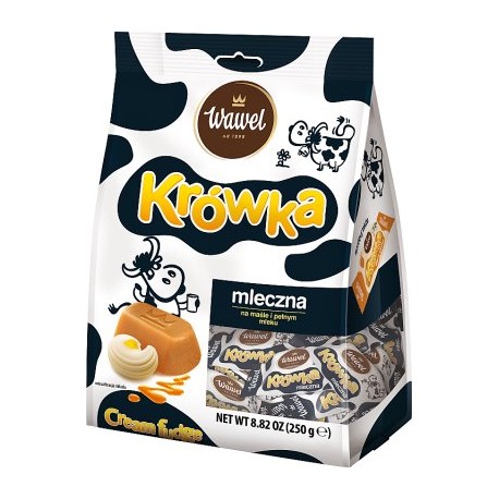 Wawel Krówka mleczna Pomadki mleczne 250 g