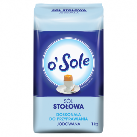 o'Sole Sól stołowa jodowana 1 kg