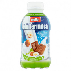 Müller Müllermilch Napój mleczny o smaku czekoladowo-orzechowym 377 ml