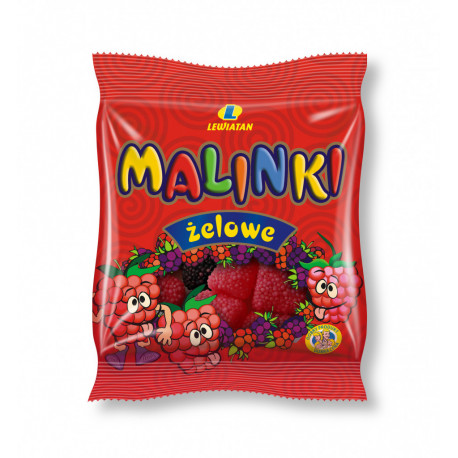 Żelki Malinki 80 g Lewiatan