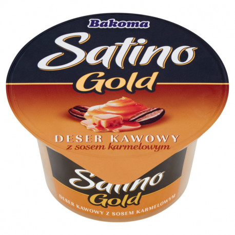 Bakoma Satino Gold Deser kawowy z sosem karmelowym 135 g
