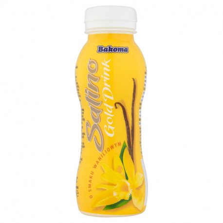 Bakoma Satino Gold Drink Napój mleczny o smaku waniliowym 230 g