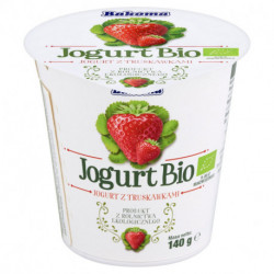 Bakoma Jogurt Bio z truskawkami 140 g