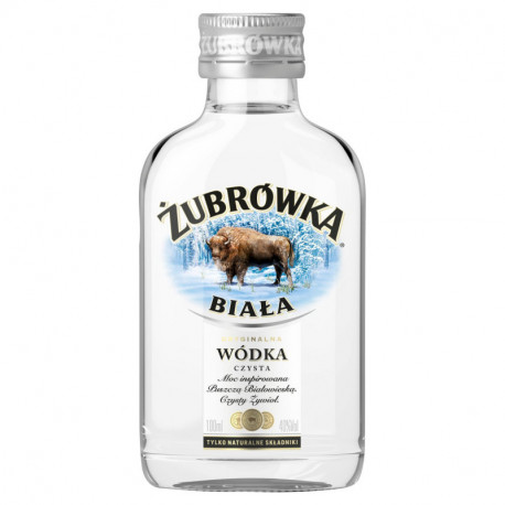 Żubrówka Biała Wódka czysta 100 ml