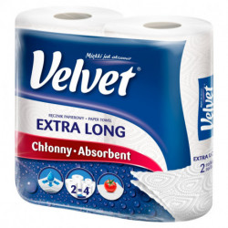 Velvet Najdłuższy Ręcznik papierowy 2 rolki