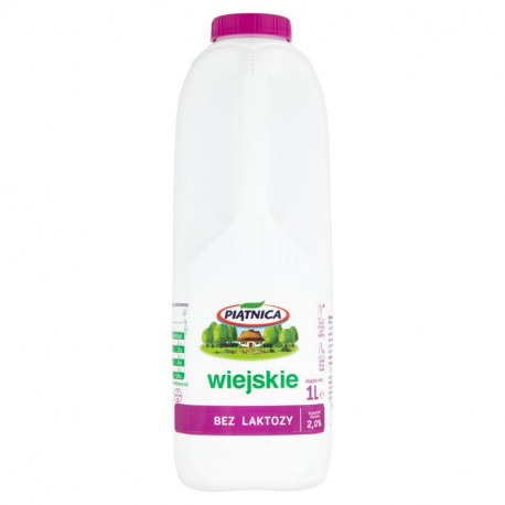 Piątnica Produkt mleczny bez laktozy 2,0% 1 l