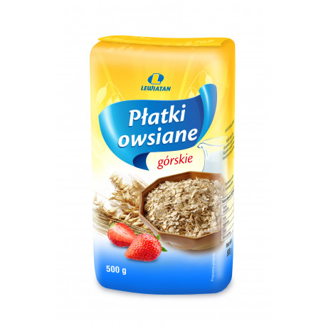 Płatki owsiane górskie 500 g Lewiatan