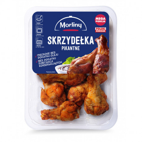 MORLINY SKRZYDEŁKA PIECZONE PIKANTNE 350G
