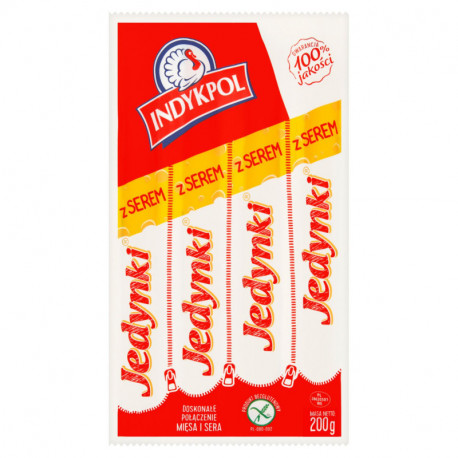 Indykpol Jedynki Parówki z serem 200 g