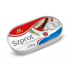 Szprot w sosie pomidorowym 170g Lewiatan