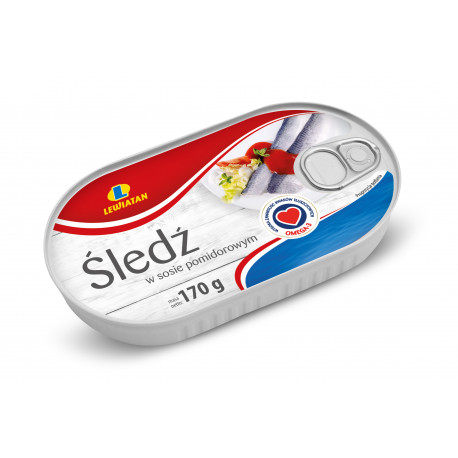 Śledź w sosie pomidorowym 170 g Lewiatan