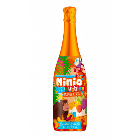 Napój gazowany MINIO BUBBLES brzoskwinia 0,75 l