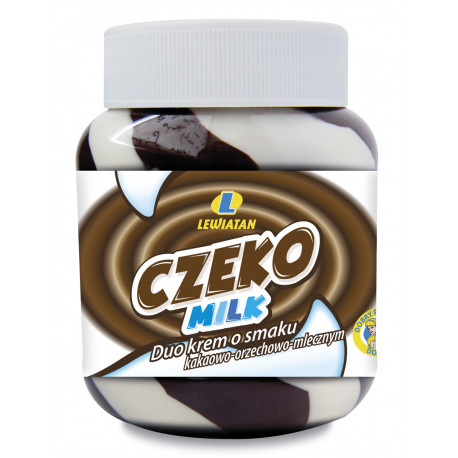 Krem Czeko Milk o smaku kakaowo - orzechowo - mlecznym 400 g Lewiatan