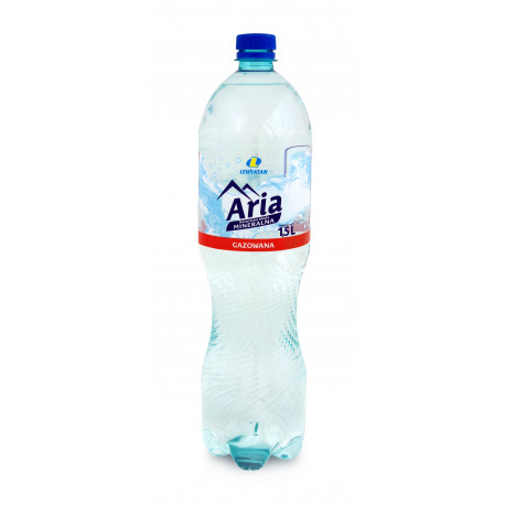 Woda Aria mineralna gazowana 1,5 L Lewiatan