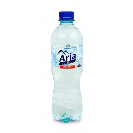 Woda Aria źródlana gazowana  500 ml Lewiatan