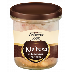 Kiełbasa z dodatkiem czosnku 300 g Lewiatan