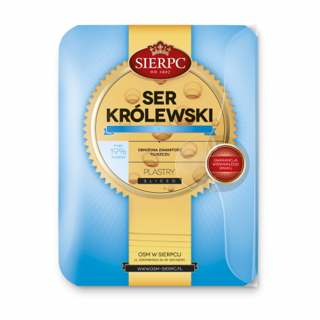 Sierpc ser królewski Light plastry 135G