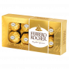 Ferrero Rocher Chrupiący wafelek z kremowym nadzieniem i orzechem laskowym w czekoladzie 100 g