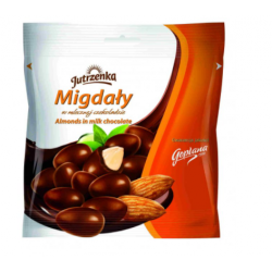 Jutrzenka Migdały w mlecznej czekoladzie 80g
