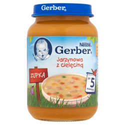Gerber Jarzynowa z cielęcinką dla niemowląt po 5. miesiącu 190 g