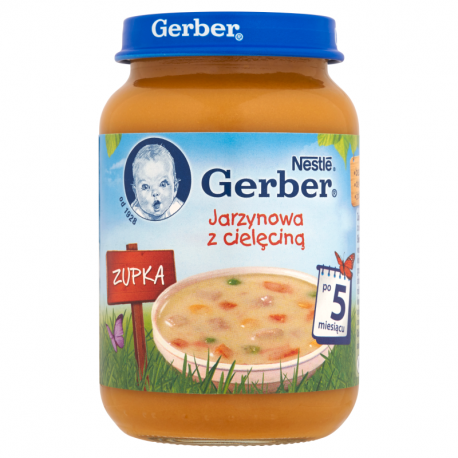 Gerber Jarzynowa z cielęcinką dla niemowląt po 5. miesiącu 190 g