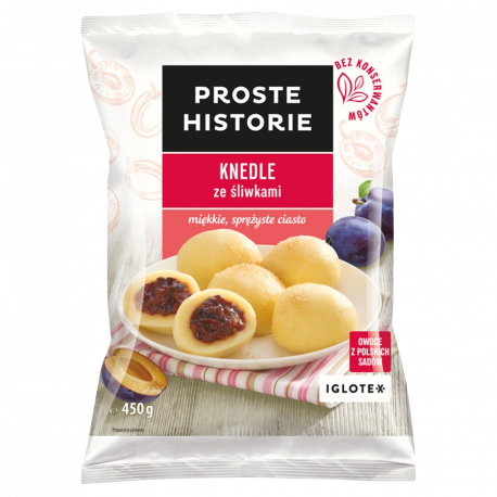 Proste Historie Knedle ze śliwkami 450g