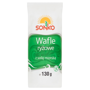 Sonko Classic Wafle ryżowe z solą morską 130 g (14 sztuk)