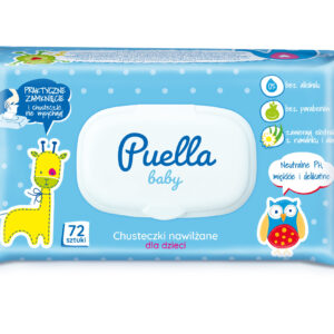 Chusteczki nawilżane dla dzieci Puella baby 72 szt.