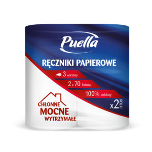Ręczniki papierowe Puella 3 warstwowe 2 rolki