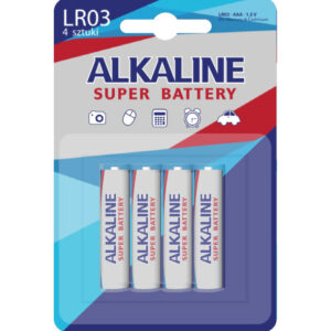 Baterie alkaliczne ALKALINE LR03 4 szt.