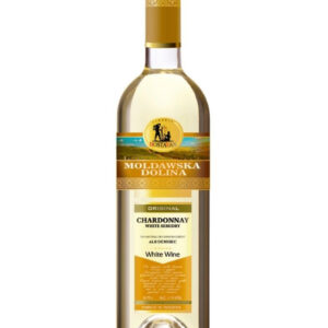 Wino Mlodawska Dolina Chardonnay białe półwytrawne 750ml