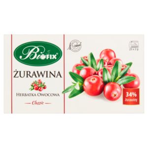 Bifix Classic Herbatka owocowa żurawina 50 g (20 x 2,5 g)