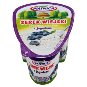 Piątnica Serek wiejski z jagodami 150 g