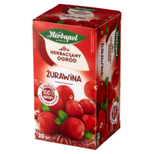 Herbapol Herbaciany Ogród Herbatka owocowo-ziołowa żurawina 50 g (20 x 2,5 g)
