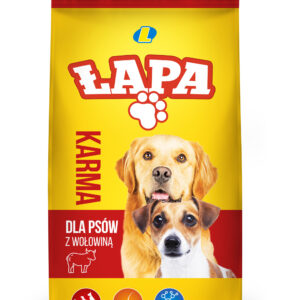 Karma dla psów Łapa z wołowiną 3 kg Lewiatan