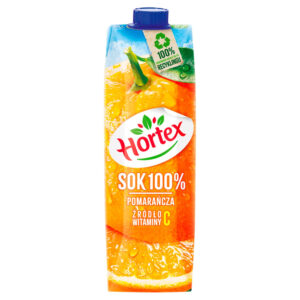 Hortex Sok 100% pomarańcza 1 l