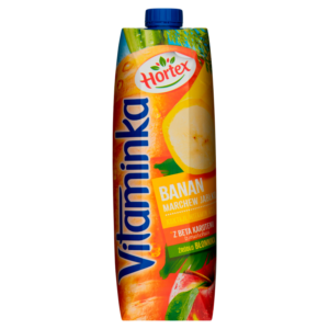 Hortex Vitaminka Sok jabłko marchew banan 1 l
