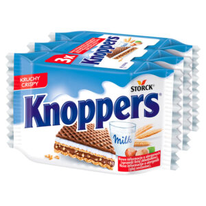 Knoppers Wafelek mleczno-orzechowy 75 g (3 x 25 g)