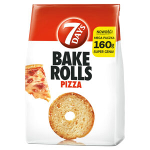 7 Days Bake Rolls Chrupki chlebowe o smaku pizzy 160 g